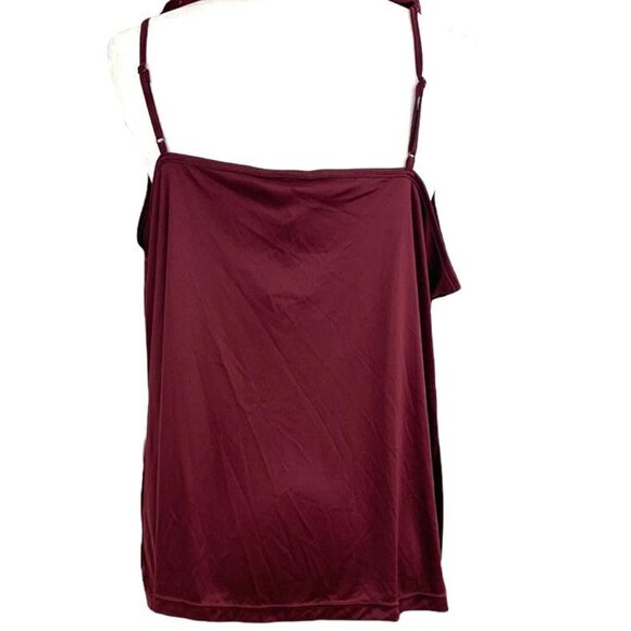 Style & Co V-Neck Swiss Dot Top Plus Size Women's Blouses Red Size 2X - Picture 8 of 13